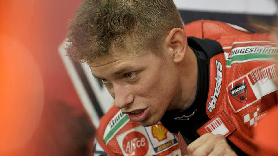 Casey Stoner kann über vorgeschlagene Drehzahlbegrenzungen gar nicht lachen, Foto: Ducati