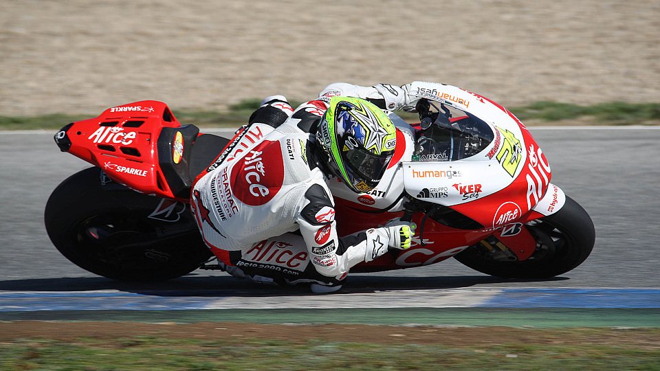 Toni Elias ist überzeugt, dass er vorne mitfahren kann, Foto: Alice Team