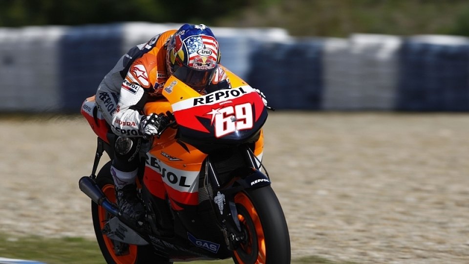 Nicky Hayden wird sich in Jerez wieder entscheiden müssen, Foto: Honda