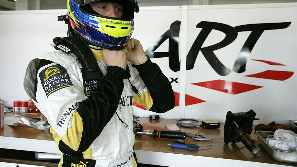 Grosjeans Motor verabschiedete sich., Foto: GP2 Series