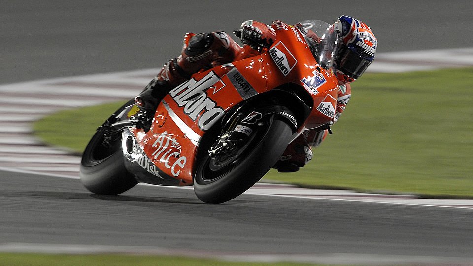 Casey Stoner matchte sich mit Jorge Lorenzo, Foto: Ducati