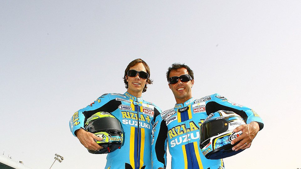 Das Suzuki-Duo bleibt 2009 das Gleiche, Foto: Rizla Suzuki
