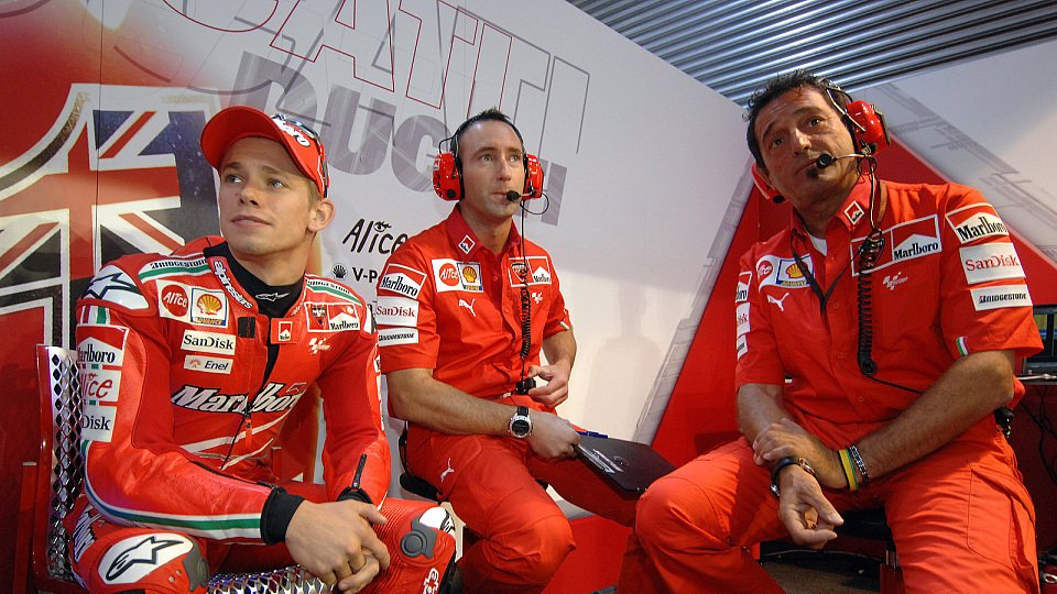 Casey Stoner wollte noch nicht den WM-Titel feiern, Foto: Ducati