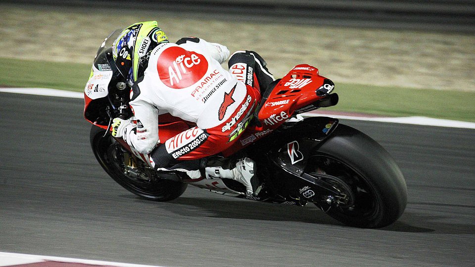 Toni Elias hatte ein Problem mit der Front, Foto: Pramac Racing