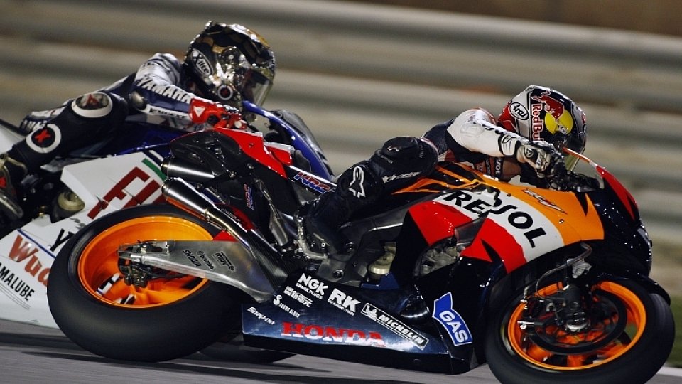Dani Pedrosa gegen Jorge Lorenzo; das wird noch interessant, Foto: Honda