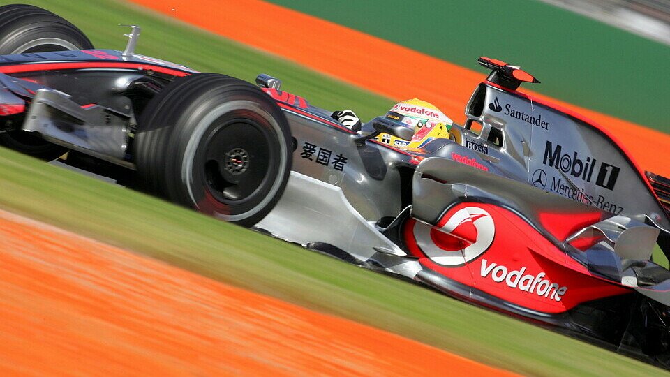 Hamilton schnappte Ferrari die Bestzeit weg., Foto: Sutton