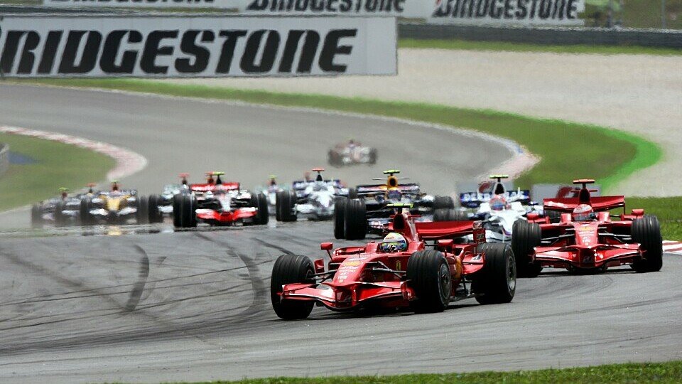 Ferrari fuhr in einer eigenen Welt., Foto: Sutton