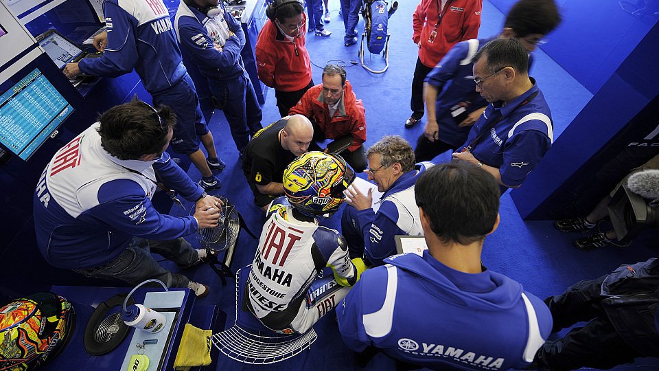 Valentino Rossi glaubt an das Potential der Michelins, Foto: Fiat Yamaha