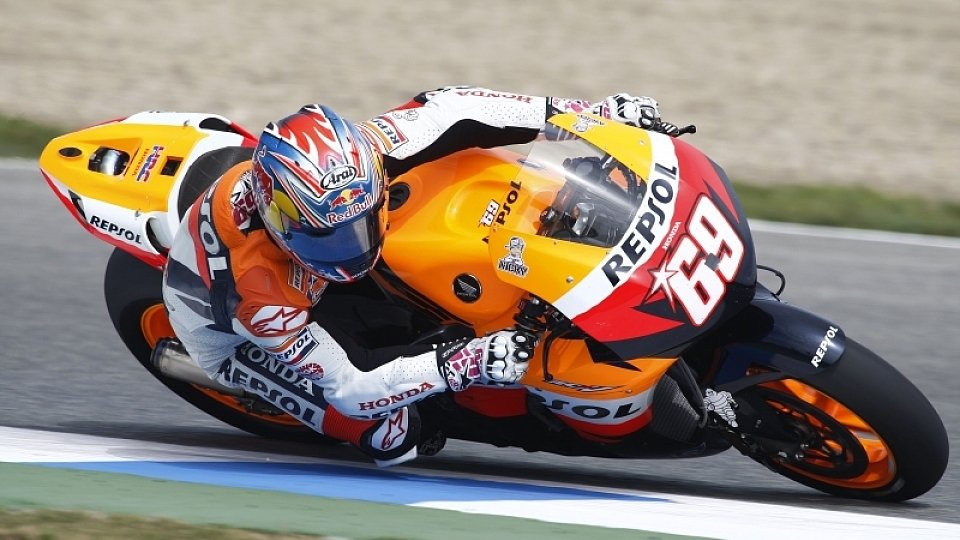 Nicky Hayden zog auch Qualifyier auf, Foto: Honda