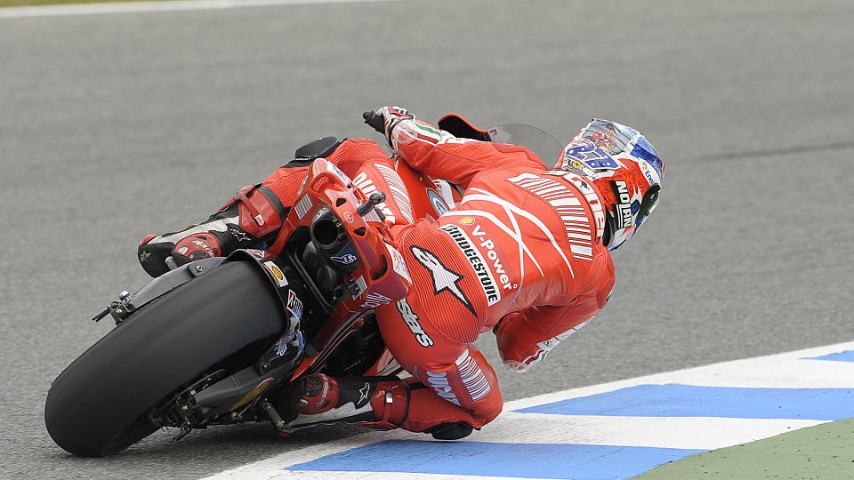 Casey Stoner war gar nicht zufrieden, Foto: Ducati