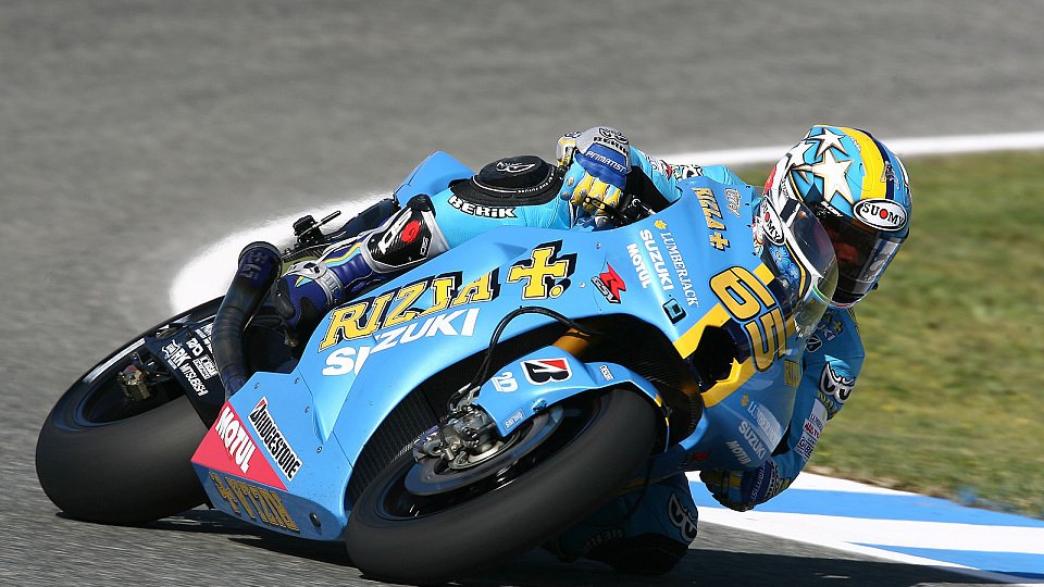 Loris Capirossi möchte für Suzuki im Trockenen gewinnen, Foto: Rizla Suzuki