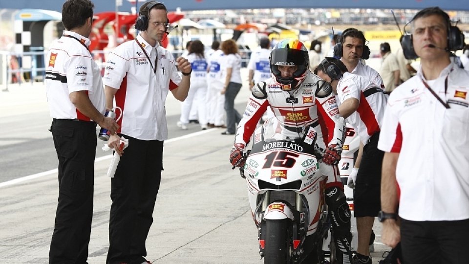 Bei Gresini Honda breitete sich ein positives Gefühl aus, Foto: Honda