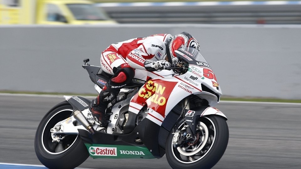 Shinya Nakano konnte zumindest Optimismus tanken, Foto: Honda