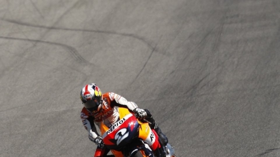 Dani Pedrosa schaut aufs Wetter, Foto: Honda