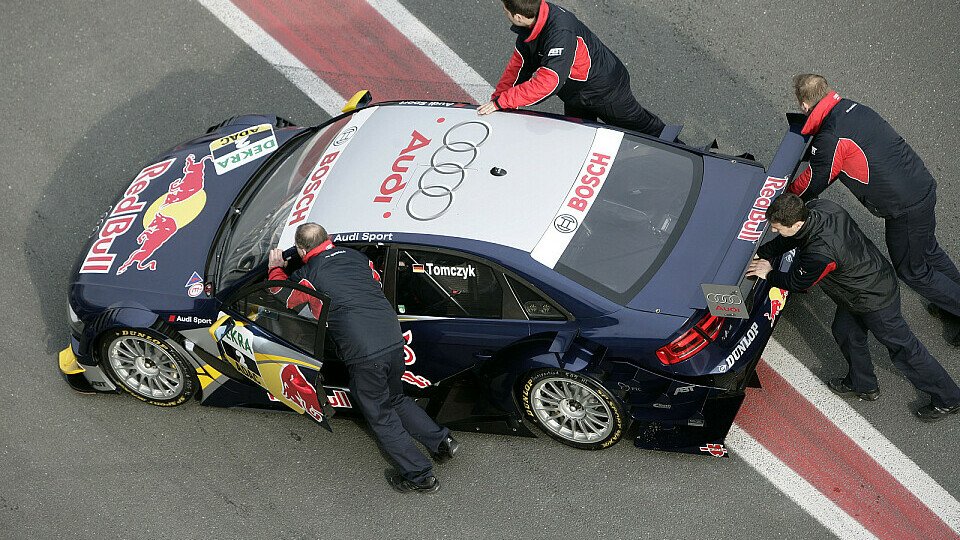 Nebel macht einen Test unmöglich., Foto: DTM