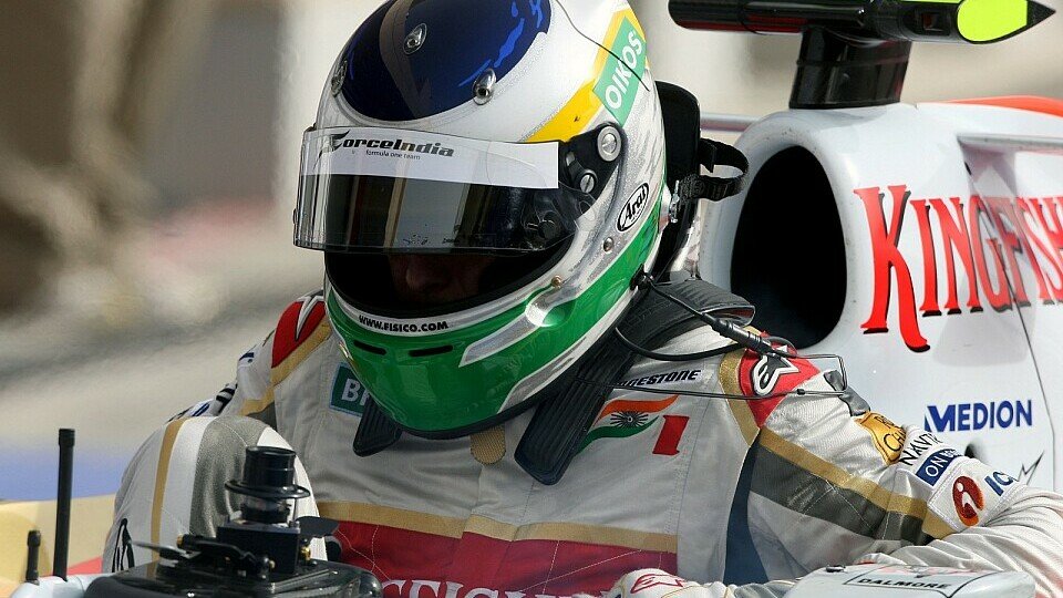 Giancarlo Fisichella und Adrian Sutil haben zum ersten Mal in dieser Saison beide das Ziel erreicht., Foto: Sutton