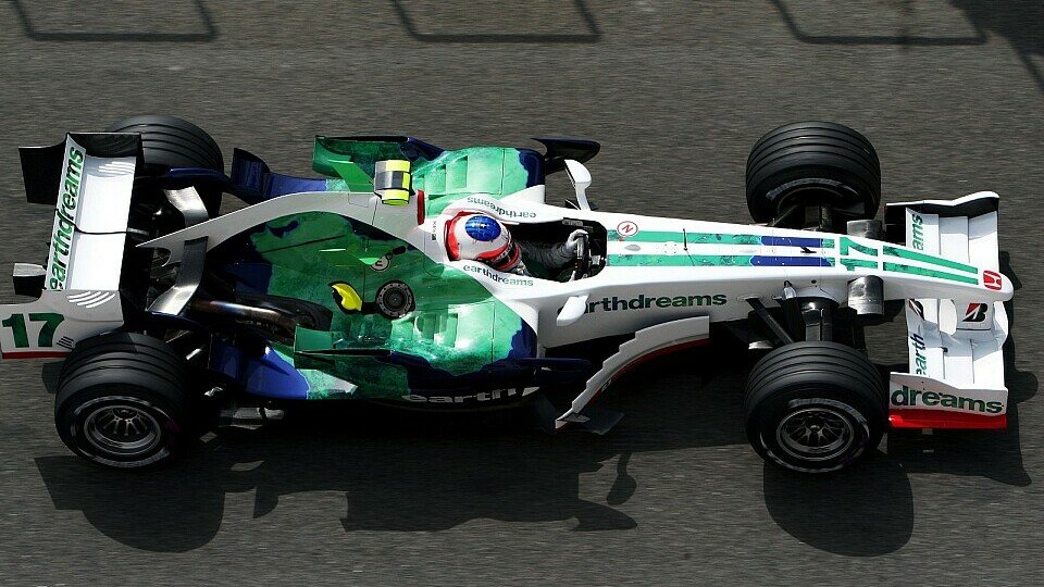 Ein Getriebeproblem bremste Barrichello aus., Foto: Sutton