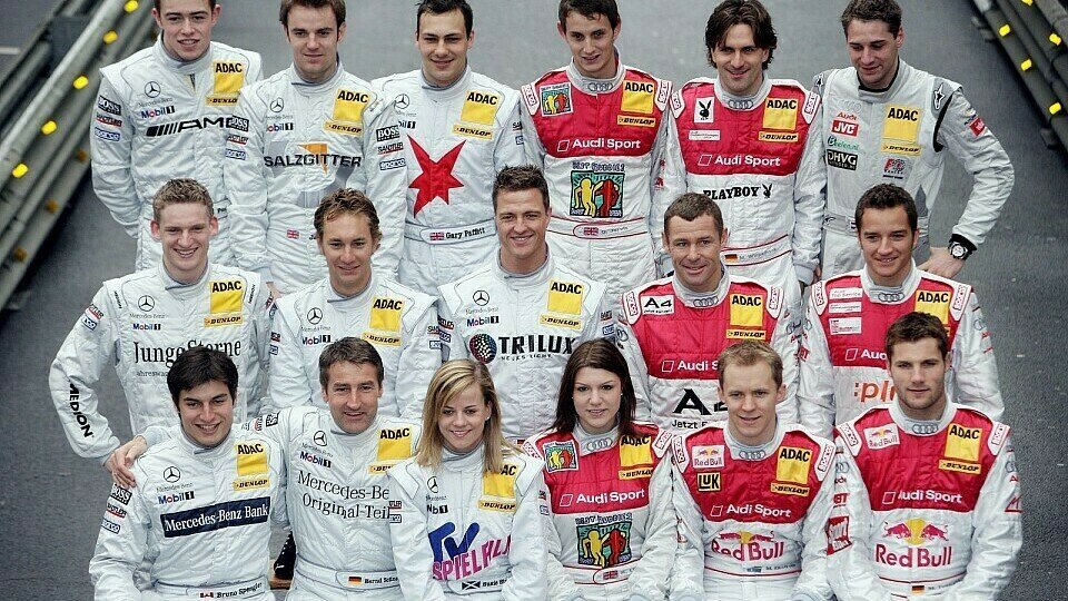 Die 19 DTM-Fahrer für die Saison 2008., Foto: Sutton