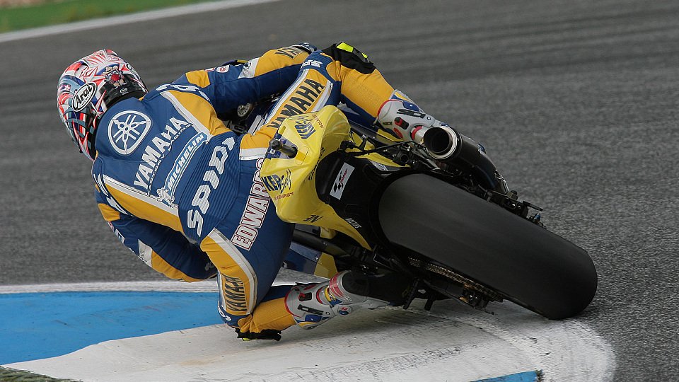 Colin Edwards war mit Platz drei nicht ganz glücklich, Foto: Yamaha