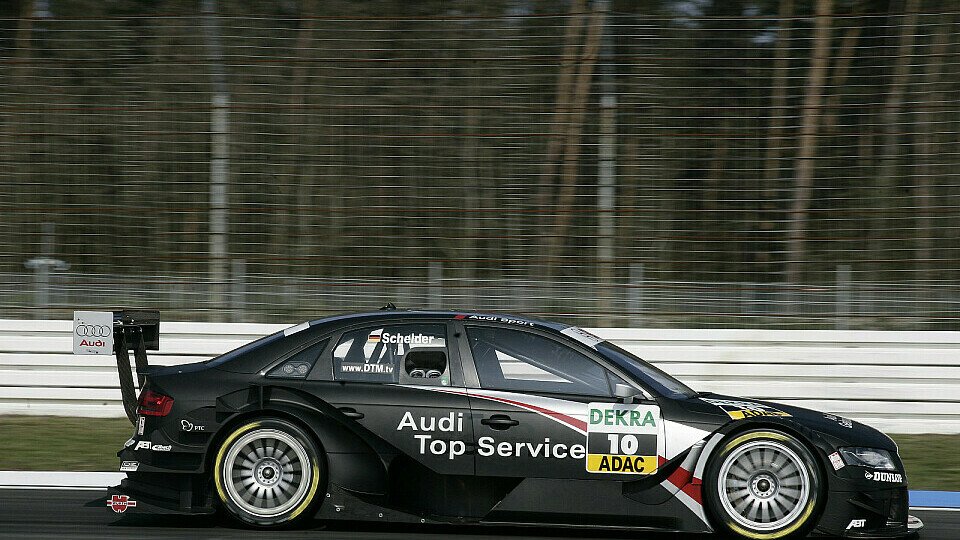 Timo Scheider zeigte sich zufrieden mit Platz zwei., Foto: Audi