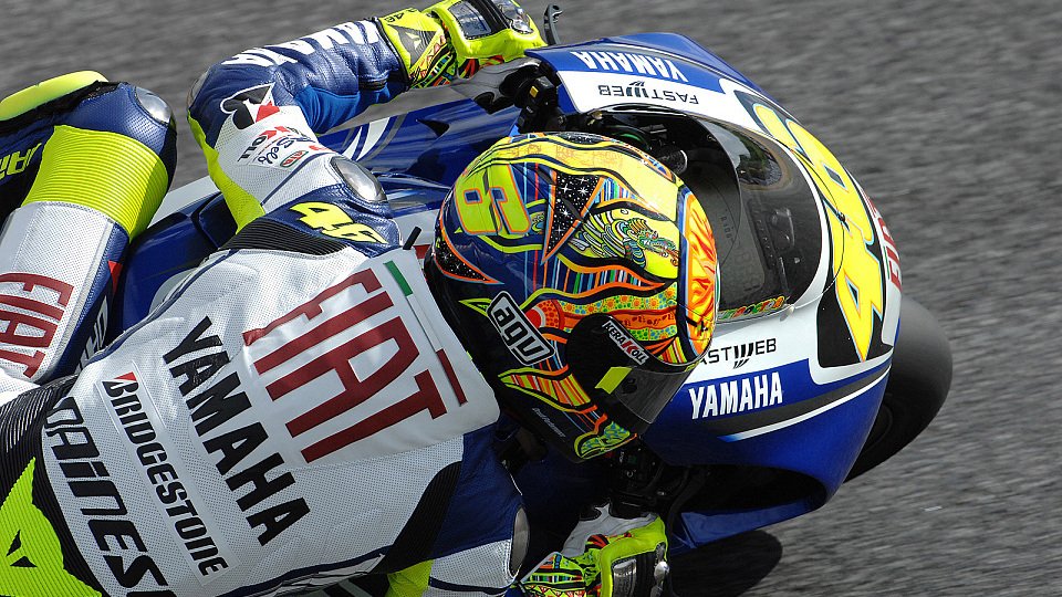 Valentino Rossi erlebte einen guten Tag, Foto: Fiat Yamaha