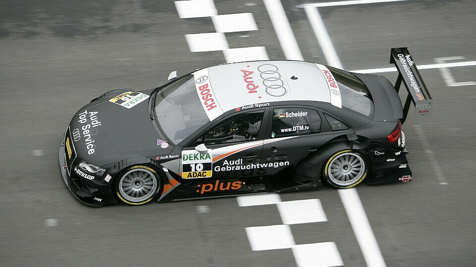 Timo Scheider fuhr erneut die schnellste Zeit, Foto: Audi