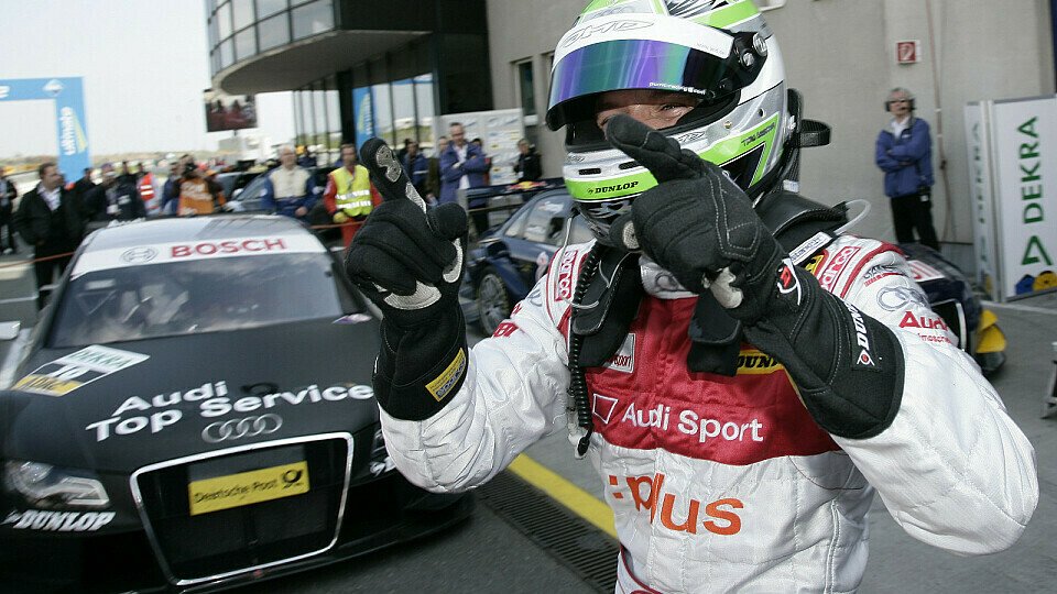 Im 76. Rennen hat es für Timo Scheider zum ersten Sieg gereicht., Foto: Audi