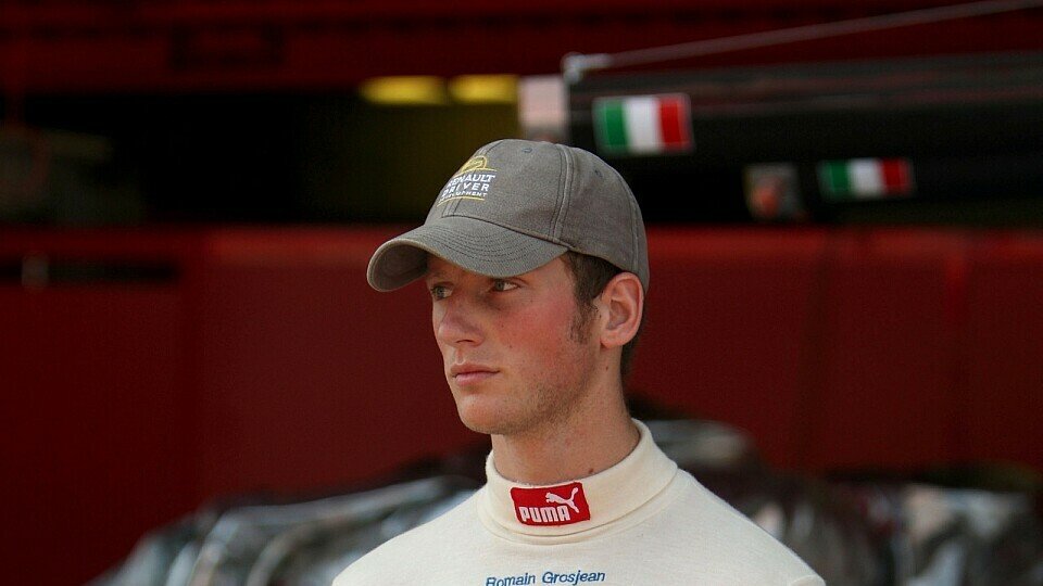 Erster Sieg für Romain Grosjean, Foto: Sutton Erster Sieg für Romain Grosjean, Foto: Sutton