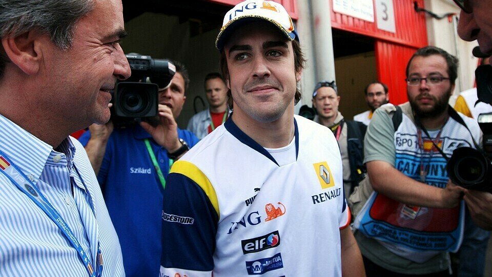 Fernando Alonso nahm das Positive mit, Foto: Sutton