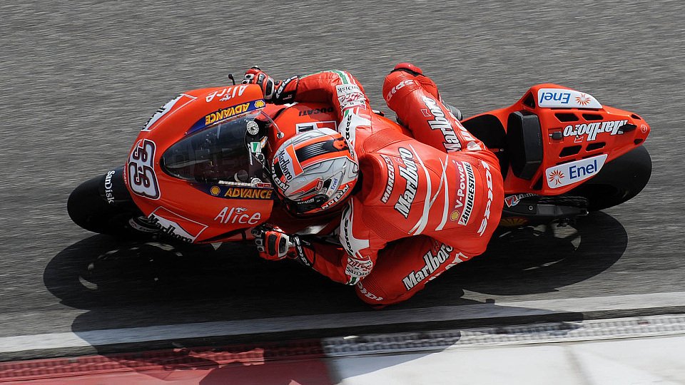Marco Melandri hatte einige Probleme, Foto: Ducati Marco Melandri hatte einige Probleme, Foto: Ducati