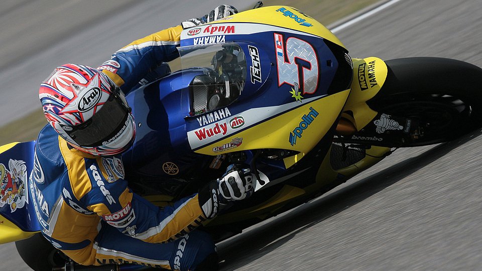 Colin Edwards konnte die Pole schon schmecken, Foto: Yamaha