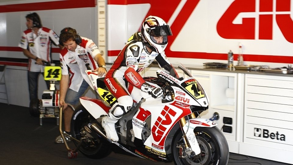 Randy de Puniet vermisste Grip am Heck, Foto: Honda