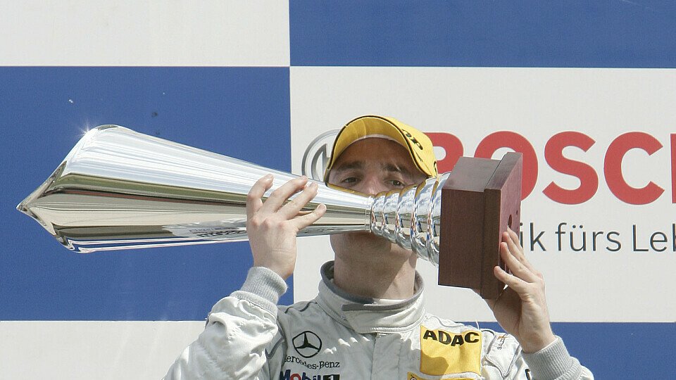 Jamie Green jubelte zum dritten Mal über ein DTM-Erfolg, Foto: DTM
