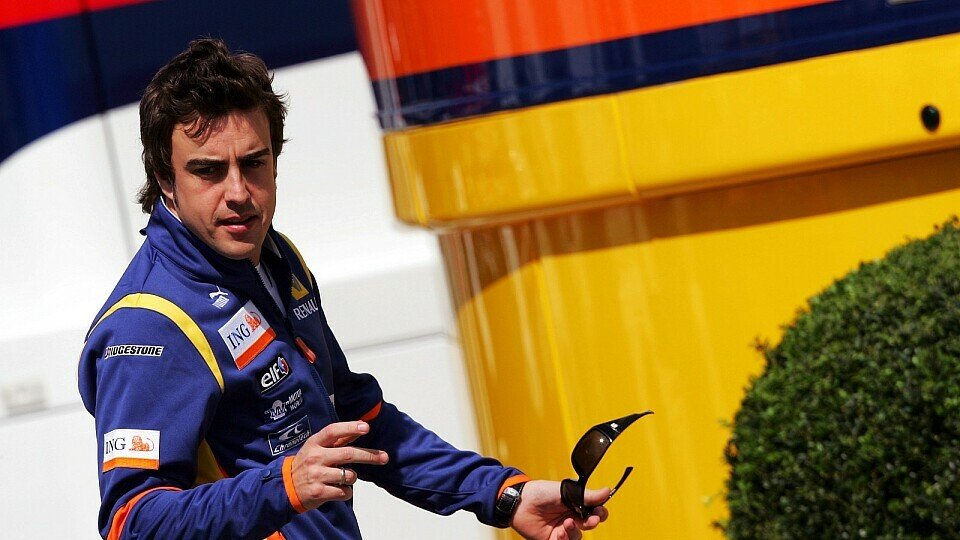 Alonso ist seit Barcelona wieder guter Dinge., Foto: Sutton