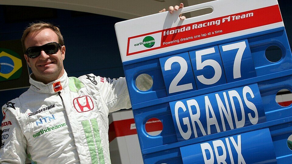 Rubens Barrichello feierte seinen 257. GP mit Platz 14., Foto: Sutton