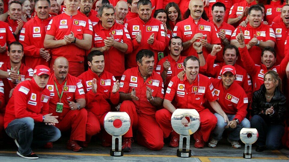 Ferrari konnte wieder ein Jubelbild machen, Foto: Sutton