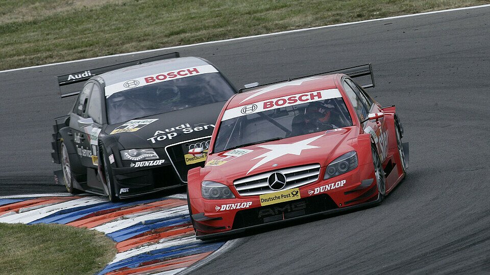Im Kampf gegen die Neuwagen tun sich die 2007er-Boliden schwer., Foto: DTM