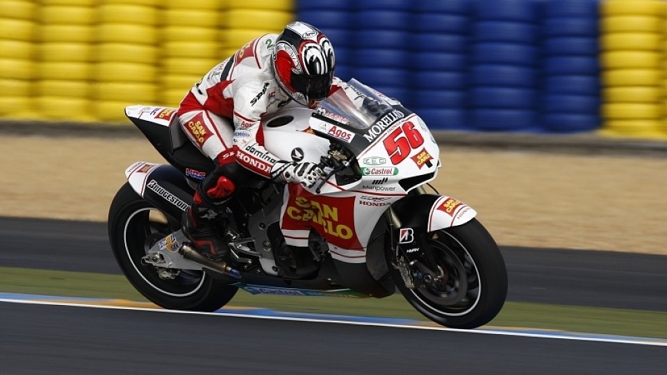 Shinya Nakano kam glimpflich davon, Foto: Honda
