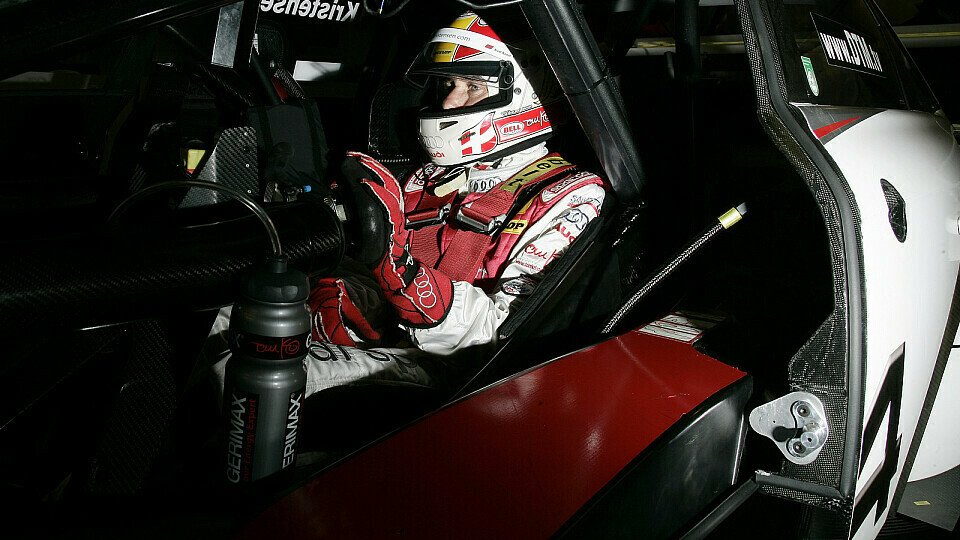 Tom Kristensen hatte eine Tür, auch wenn man sie nicht sieht., Foto: Audi