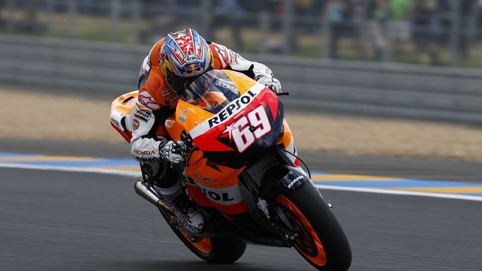 Nicky Hayden bräuchte einen stärkeren Motor, Foto: Honda