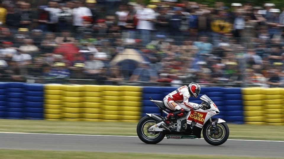 Shinya Nakano hatte andere Pläne als Platz zehn, Foto: Honda