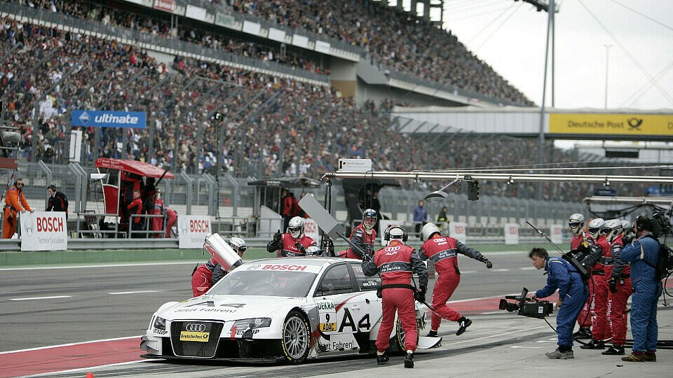 Zu früh bekam Tom Kristensen grünes Licht zum Losfahren., Foto: DTM