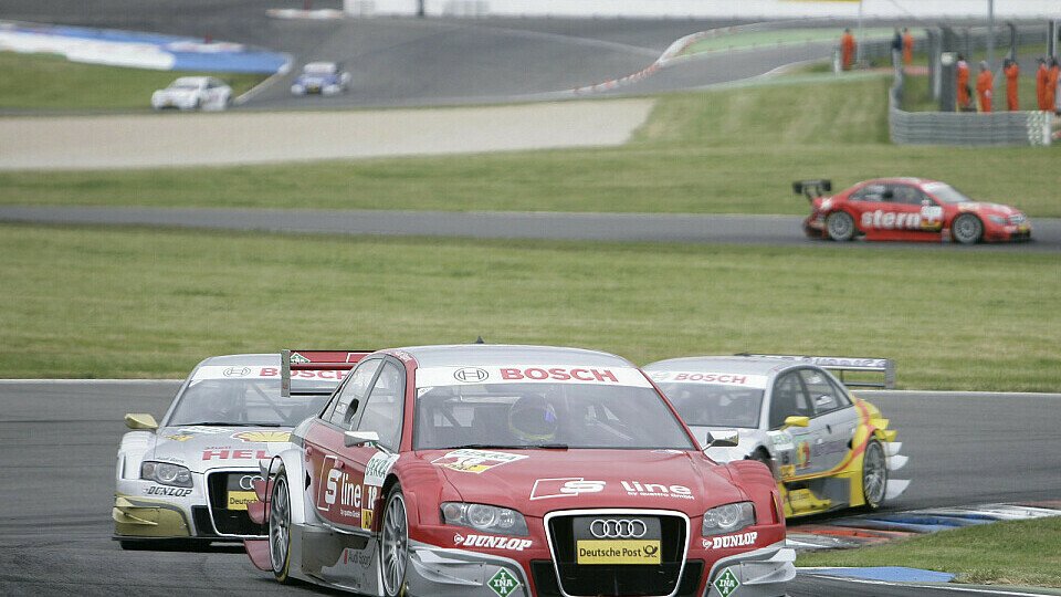 Die Jahreswagen-Piloten sorgten für Spannung., Foto: Audi