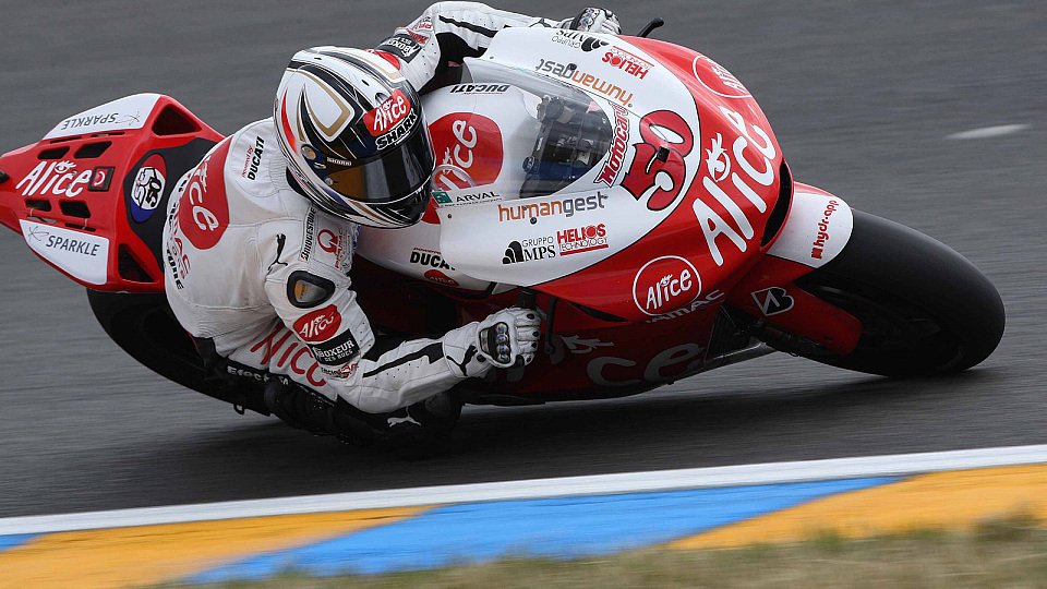 Sylvain Guintoli glaubt an seine Rennpace, Foto: Alice Team