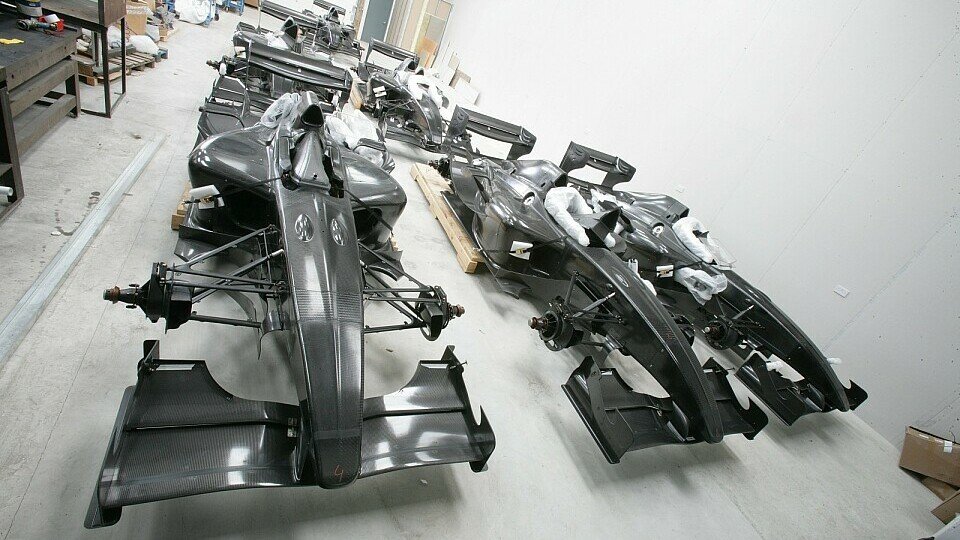 Die Autos sind bereit., Foto: Superleague Formula Die Autos sind bereit., Foto: Superleague Formula