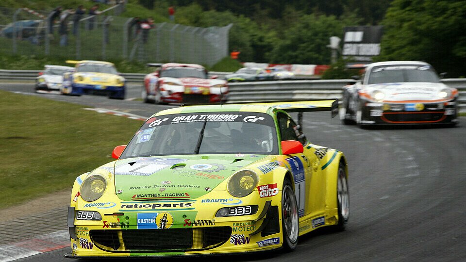Auf dem Weg zum Sieg: der Manthey-Porsche, Foto: ADAC Auf dem Weg zum Sieg: der Manthey-Porsche, Foto: ADAC