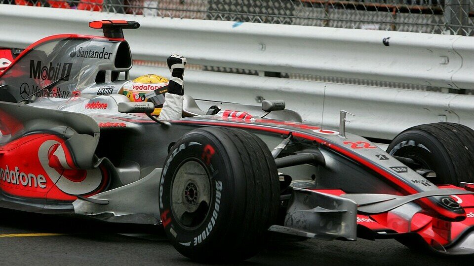 Lewis Hamilton hat es geschafft: er ist Monaco-Sieger., Foto: Sutton