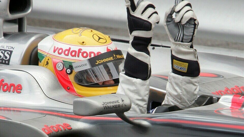 Lewis Hamilton fuhr allen davon., Foto: Sutton
