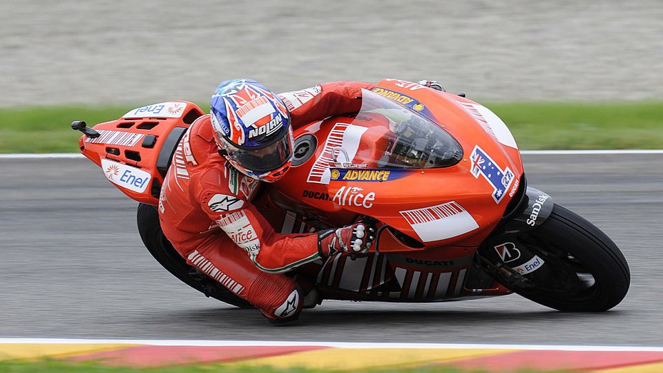 Casey Stoner legte gut los, Foto: Ducati