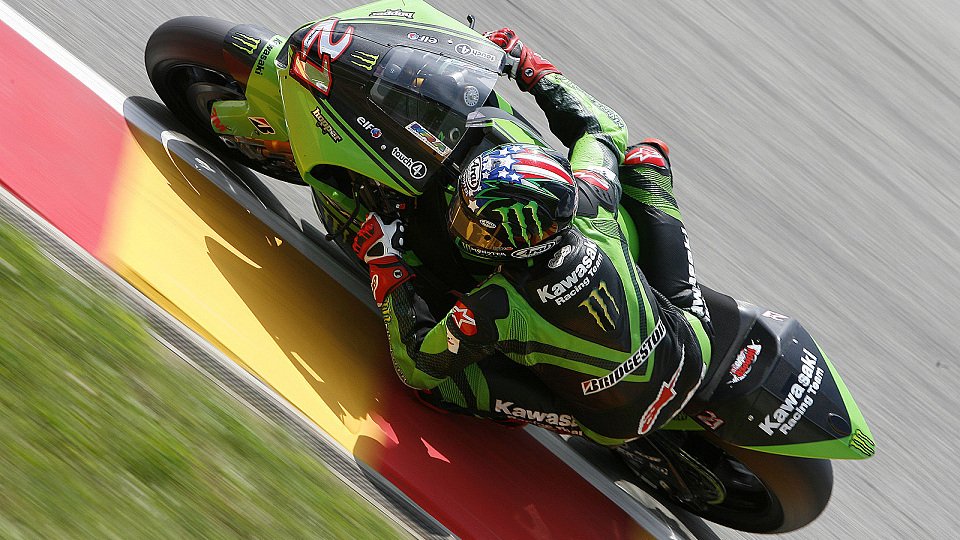 John Hopkins warf ein Defekt aus dem Rennen und aus Kurve eins, Foto: Kawasaki